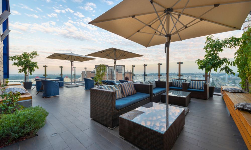 Sky View Party Lounge Area